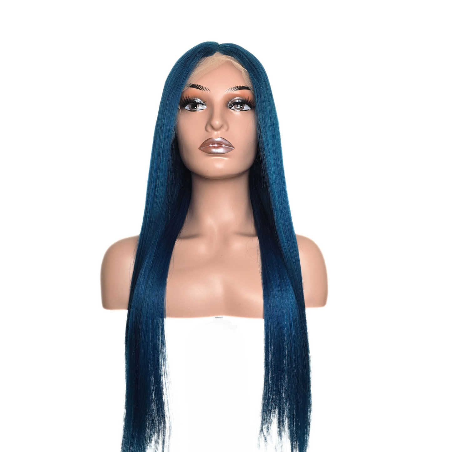 Blue Lace Frontal Wig 24“