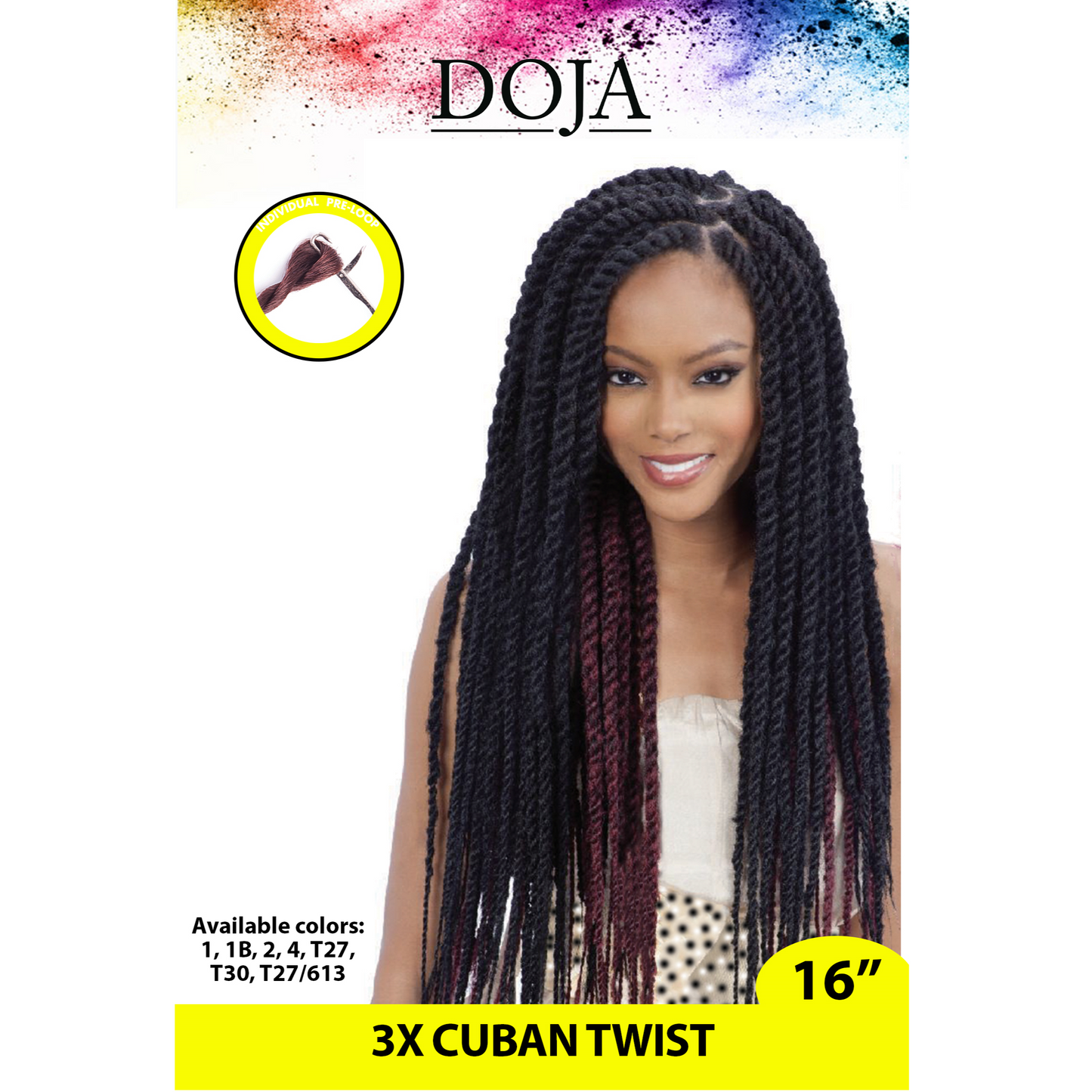 DOJA Cuban Twist 3X 16"Inches