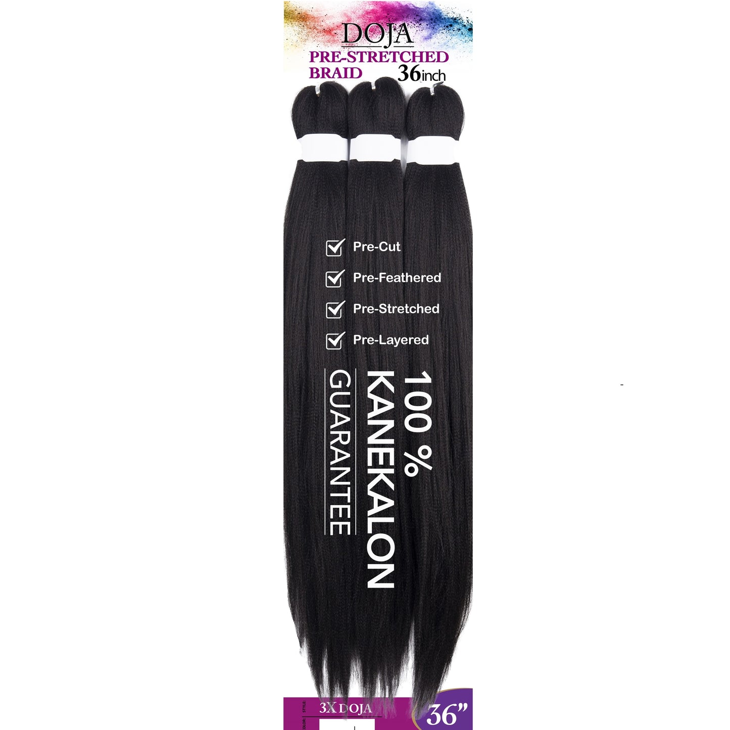 Braids - Pre Stretch 3x28"