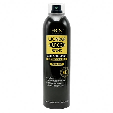 Ebin New York Wonder Lace Bond Adhesive Spray Extreme Firm Hold Supreme