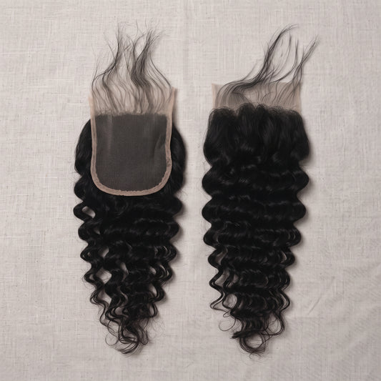 Closure 4X4 Water Wave