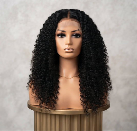 13x4 Frontal Lace Wig Jerry Curl 24"