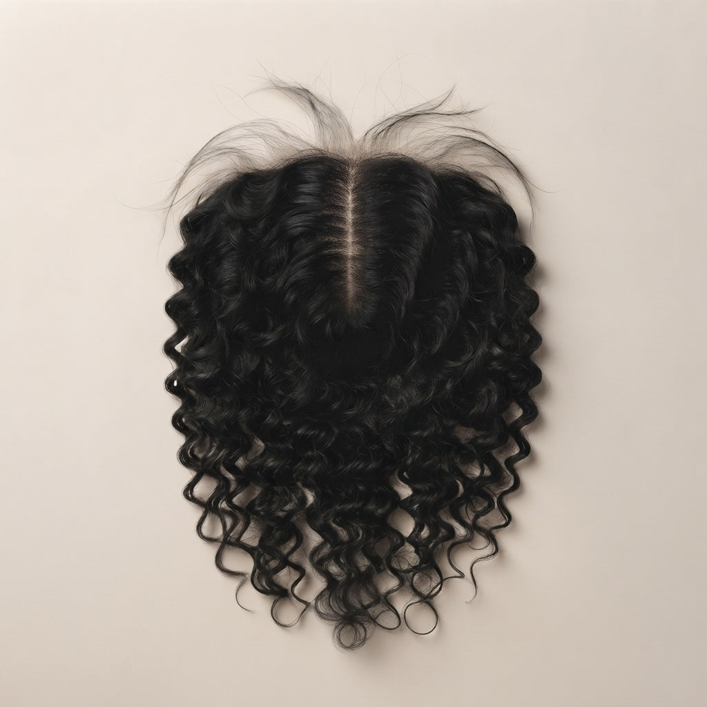 Closure 4X4 Jerry Curl Naturl Colour