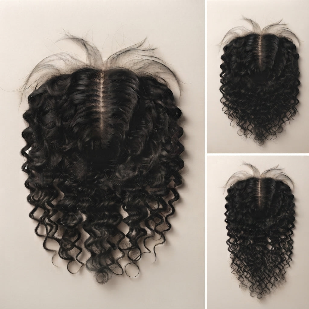 Closure 4X4 Jerry Curl Naturl Colour