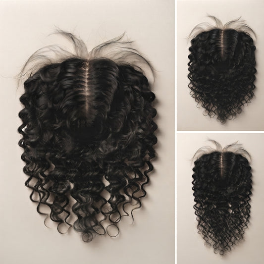 Closure 4X4 Jerry Curl Naturl Colour