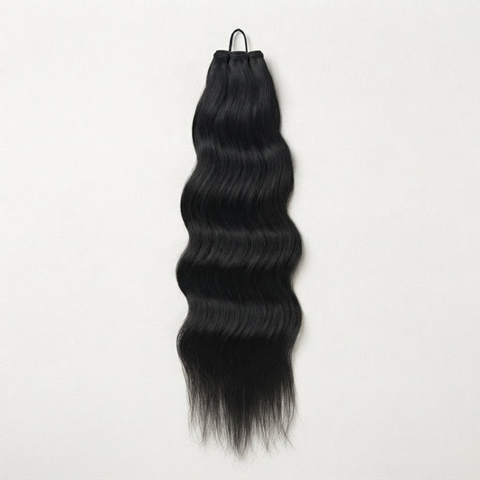 Indian Natural Wave Black Double Drawn (Quali1)