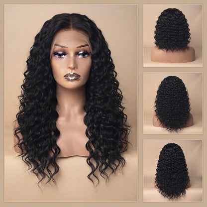 5x5 Lace Wig Water Wave Natural Colour