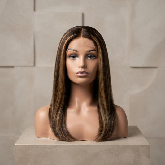 4x4 Lace Wig Straight 16"